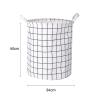 YUANstore Laundry Bag Foldable Laundry Basket Large Dirty Laundry Basket Hamper Sorter Oxford Cloth Dirty Clothes Bag with Aluminum Handle view 2