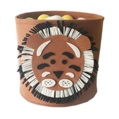 Baby Laundry Basket Sundries Storage Basket Foldable Toy Storage Bucket Dirty Clothes Container Folding Cartoon Animal Box