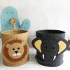Baby Laundry Basket Sundries Storage Basket Foldable Toy Storage Bucket Dirty Clothes Container Folding Cartoon Animal Box view 4