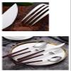 IKXO Silverware Set for 6, 24-Piece 18/10 Stainless Steel Satin Finish Flatware Set,Kitchen Utensil Set,Tableware Travel Cutlery Set for Camping Office School Lunch, Dishwasher Safe view 3