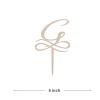 Personalized Wedding Cake Topper Name, Last Name Initial Wedding Cake Topper, Unique Cake Topper, Rustic Wreath Monogram Cake Topper, Cake Topper Wooden, Rustic Wedding Anniversary Party Keepsake view 2
