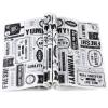 Chinco 1000 Pieces Newsprint Wax Paper Sheets Newspaper Theme Food Wrap Paper Grease Resistant Tray Liners Waterproof Wrapping Tissue Food Picnic for Kitchen Baking Hamburger (White Background) view 1