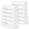 Ample Decor Hand Towel 18 X 28 Inch Pack of 6 600 GSM 100% Cotton,Soft Absorbent Thick Durable Premium Quality, for Hotel, Bathroom, Spa, Daily Use, Gym - White view 1