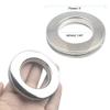 Kuasting Curtain Grommets Surface 28 pcs Stainless Steel Eyelet Rings Inner Layer ABS Plastic Large Metal Grommets 1.65 Metal Grommets for Curtains (28) view 2