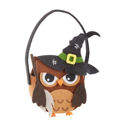 Delton Owl Witch Bag, 6.7-inch Height, Felt