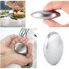 Cyrank Stainless Steel Soap, Magic Soap Odor Absorber Kitchen Odor Remover Bar Deodorant Garlic or Fish and Holder Dishes for Kitchen view 2