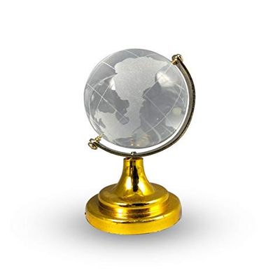 Geode Presents Glass Crystal Globe, Standard, Clear, 1 Piece #Aport-207