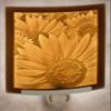 Sunflowers Night Light Porcelain Lithophane, Flower nite lite, Decorative Wall Plug in for Nursery, Bedroom Kitchen, Bath, Hallway; Floral Themed Accent Light view 2