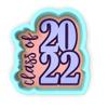 Class of 2022 Cookie Cutter & Stamp #3 (4.5 in. Tall X 3.97 in. Wide) view 1