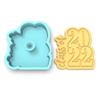 Class of 2022 Cookie Cutter & Stamp #3 (4.5 in. Tall X 3.97 in. Wide) view 3