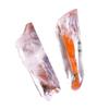 Lemurian Seed Crystal, or Lemurian Quartz from Brazil Raw Natural Rough Crystal Healing Gemstone 2pc set view 1
