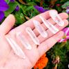 Lemurian Seed Crystal, or Lemurian Quartz from Brazil Raw Natural Rough Crystal Healing Gemstone 2pc set view 3