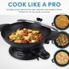 Aroma Housewares AEW-307 Electric Wok, 5 Qt, Black. view 4
