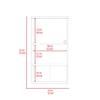 St. Angelo Medicine Cabinet with Single-Door Compartment, Two Interior Shelves, Lower Open Storage Shelf and Modern Wall-Mounted Design for Organized Bathroom Essentials, Daily Convenience and Space- view 3