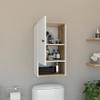 St. Angelo Medicine Cabinet with Single-Door Compartment, Two Interior Shelves, Lower Open Storage Shelf and Modern Wall-Mounted Design for Organized Bathroom Essentials, Daily Convenience and Space- view 4