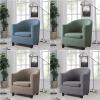 Aliuciku Tub Sofa Cover Jacquard Arm Chair Covers Sofa Slipcovers Living Room Club Couch Chair Furniture Protector Cover (Color : Gray, Size : 2 Pcs) view 2