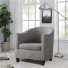 Aliuciku Tub Sofa Cover Jacquard Arm Chair Covers Sofa Slipcovers Living Room Club Couch Chair Furniture Protector Cover (Color : Gray, Size : 2 Pcs) view 4