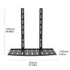 YANZHEXIN Floating Shelf Bracket Floating Cable Box Shelf, Wall Mount Shelves, Floating Wall Mount Shelf, Floating Shelf Wall-Mounted TV Stand Shelves Bracket (Color : A) view 2