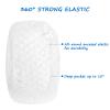 Cot Mattress Pad Protector Waterproof, Quilted Cot Size Mattress Cover 30" X 75" X 10" Fitted for Narrow Twin/Camp Bunk/Rvs Bunk/Guest Beds, Deep Pocket Mattress Topper, White (Cover Only) view 3