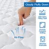 Cot Mattress Pad Protector Waterproof, Quilted Cot Size Mattress Cover 30" X 75" X 10" Fitted for Narrow Twin/Camp Bunk/Rvs Bunk/Guest Beds, Deep Pocket Mattress Topper, White (Cover Only) view 4