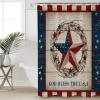 4th of July Shower Curtain Rustic Star American Flag Stripes Patriotic Shower Curtains for Bathroom Decor Independence Day Wood Grain Bath Curtains Sets with Hooks Waterproof Extra Long 72" x 84" view 4