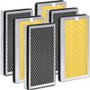 Zouhwaso [Pet Care] MA Series 15 Replacement Filter compatible with MA Series 15 Air Pur-ifier, 3-in-1 Composite Filter with Upgrade Acti-vated Car-bon, H13 True HEPA and Pre-filter, Pack of 6 view 1