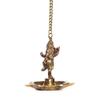 Frienemy Presents Dancing Ganesha Brass Hanging Oil Wick Diya (12 Cm X 12 Cm X 60, Brown and Golden) #Frienemy-587 view 4