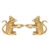 phareLamp Presents Brass Ganesha Mouse Rat Holding Diya Oil Lamp Pair (2 Pcs) Showpiece for Home Decor Vastu Fengshui Office Diwali Pooja Puja Gift Items #Sr-514#Aport-514 view 2