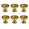 phareLamp Presents Traditional Brass Pyali Deep/Traditional Puja Diya/Pooja Oil Lamp - Piece of Six #Sr-385#Aport-385 view 1