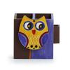 Frienemy Presents Wood 'Owl Motif' Spoon Toothpick Stand Holder with Cutlery Racks, Color: Holder: Brown and Blue, Owl Motif: Yellow #Frienemy-131 view 3