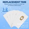 204814 Vacuum Bags Replacement for Kirby, Micron Magic Plus HEPA Filter Bags Compatible with Kirby Avalir/Sentria/Ultimate G Series Replaces F-Style & Twist-Style 204811 205811 204808, 6 Pack view 4