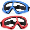 YSCare 2 Pack Protective Goggles, Safety Glasses Eyewear Compatible with Nerf Guns for Game Battle Christmas Gift (Blue & Red) view 1