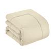 3 Piece Full (90'' x 90'') Comforter Set Solid Beige Color All Season Soft 600 GSM view 1