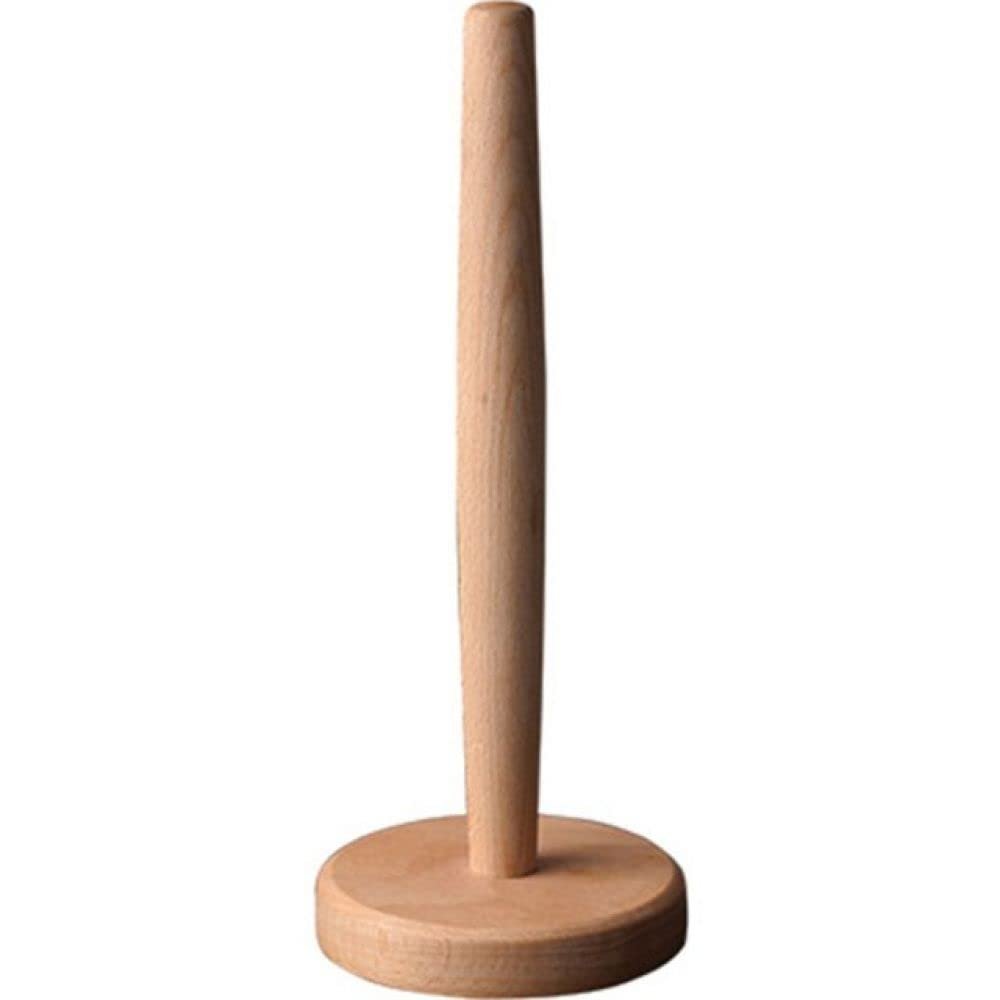 Kitchen Roll Paper Towel Holder Wooden Hanging Bathroom Oak Wood Tissue Holder Roll Towel Rack Stand Kitchen Accessories,Round
