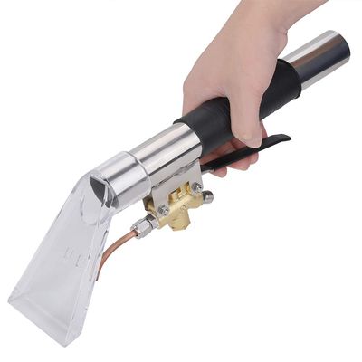 Joyzan Stainless Steel Hand Wand with Clear Head, Extractor Auto Detailing Tool Upholstery Carpet Furniture Cleaning Cleaner Spray Portable Vacuum Attachment Viewing Window Home Bedroom Machine Car