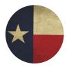 Ykklima Elastic Edged Round Fitted Table Cover - Texas Lone Star State Flag Pattern - Tablecloth Waterproof - Fits Table up 45" - 50" Diameter view 3