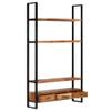 FAMIROSA Highboard 46.5"x11.8"x78.7" Solid Acacia Wood view 3