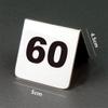 BAISHOP Table Numbers, 1-100 Stainless Steel Tent Table Cards, Restaurant Cafe Bar Seating Table Signs Wedding Birthday Party Supplies (Color : 1 to 10) view 3