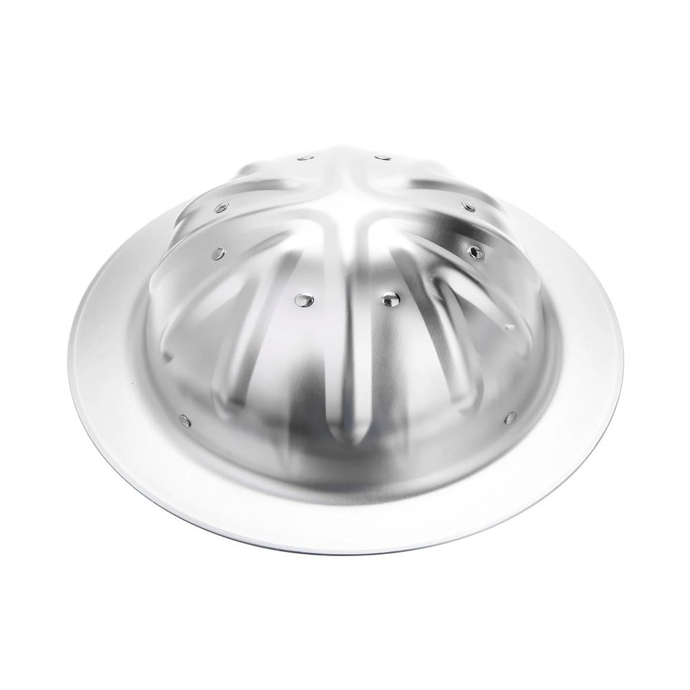 Full Brim Hard Hats Aluminum Alloy Construction Safety Helmet,Rivet Reinforced Protective Equipment Work Cap for Engineering Miner's Forestry,Silver