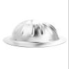 Full Brim Hard Hats Aluminum Alloy Construction Safety Helmet,Rivet Reinforced Protective Equipment Work Cap for Engineering Miner's Forestry,Silver view 2