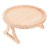 Sofa Armrest Tray for Snacks and Drinks Compact Couch Table Organizer for Living Room Snack Holder for Remote Phone and Beverages view 1