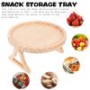 Sofa Armrest Tray for Snacks and Drinks Compact Couch Table Organizer for Living Room Snack Holder for Remote Phone and Beverages view 4