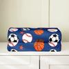 Ball Sports Games Throw Blanket,Baseball Basketball Bed Blanket for Kids Teens Adult Room Decor, Soccer Football Rugby Flannel Blanket Dark Blue Stars Fuzzy Blanket, Throw Size (50 x 60 Inches) view 4