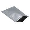 MITOB Flat Mylar Bags Zipper Lock Foil Bag 4 Mil Silver for Zip Food Storage Lock Resealable Aluminum Mylar Pouch Heat Sealable with Tear Notch (100, 4.3x6.3 inch) view 2