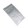 MITOB Flat Mylar Bags Zipper Lock Foil Bag 4 Mil Silver for Zip Food Storage Lock Resealable Aluminum Mylar Pouch Heat Sealable (100, 2.8x5.1 inch) view 2