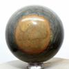 60mm Multicolor Agate Sphere Natural Banded Crystal Polished Ball Chalcedony Mineral Stone - Madagascar + Stand view 4