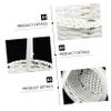 DOITOOL Rattan Vegetable Basket 4.01X3.14X5.51In Small Woven Picnic Basket Multi-Purpose Storage Organizer for Kitchen Home Decor Set of 6 view 3