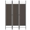 Tidyard Room Divider, 3-Panel Freestanding Partition Screen with Circle Design, 47.2x70.9 Inches Anthracite Fabric and Iron Frame for Bedroom Privacy and Room Separation view 3
