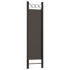Tidyard Room Divider, 3-Panel Freestanding Partition Screen with Circle Design, 47.2x70.9 Inches Anthracite Fabric and Iron Frame for Bedroom Privacy and Room Separation view 4