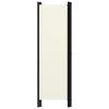 Tidyard Room Divider, 4-Panel Freestanding Partition Screen Privacy Divider 78.7x70.9 Inches, White Fabric with Iron Frame for Bedroom Room Separation and Decoration view 4